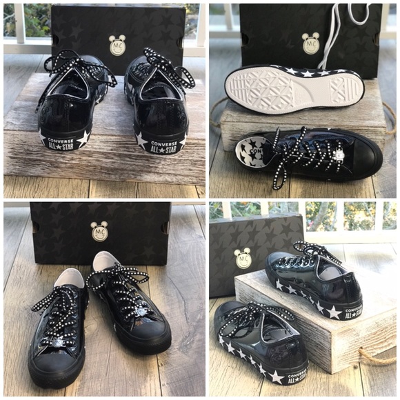 Converse&Miley Cyrus Ctas OX Black White Women - Picture 4 of 8